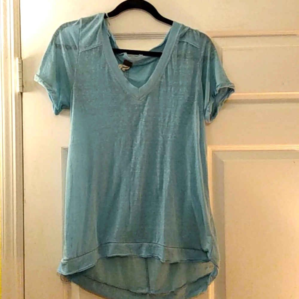 We the Free baby blue tee